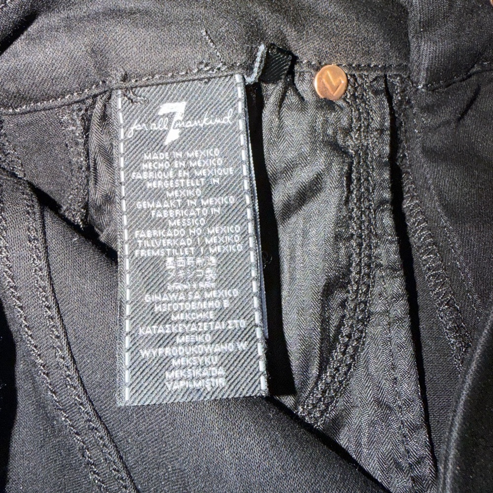 NWT 7 for All Makind Aubrey Caviar Side Stripe Slim Illusion Jeans in Luxe  27
* - Picture 10 of 11
